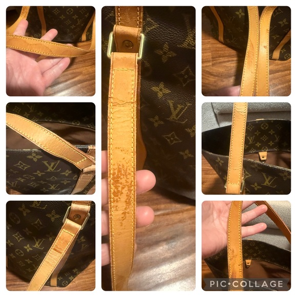 LOUIS VUITTON Authentic Vintage Sac Shopper Tote Monogram MB1908 and LV dustbag - Picture 15 of 17